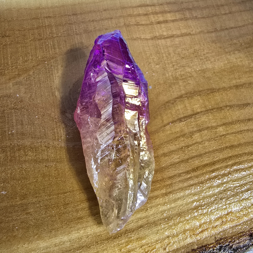 Titanium Aura Quartz  Point